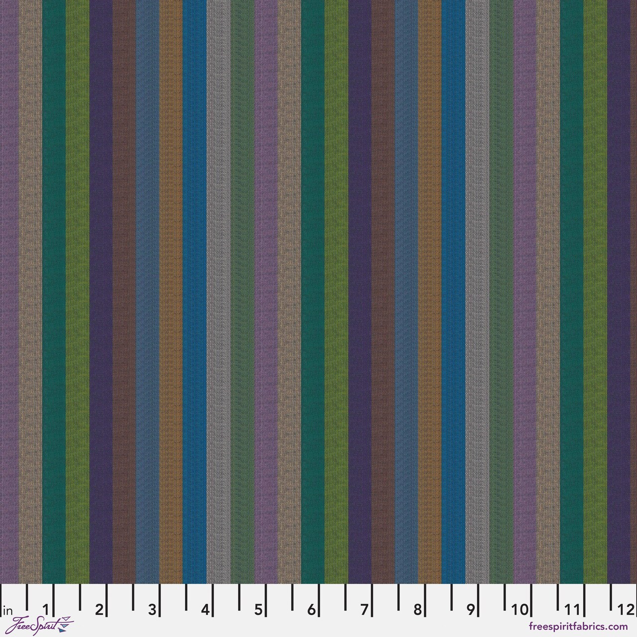 Narrow Stripe in Multi (wsgp002.multi) | Woven Stripes | Kaffe Fassett | Free Spirit